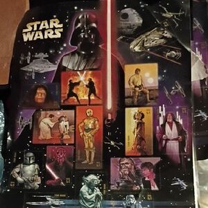 Star Wars 30th Anniversary Usps Stamp Sheet